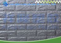 لوحات ذاتية اللصق جدار ملصق ، 3D لوحات الحائط الرغوي مع اللون الرمادي